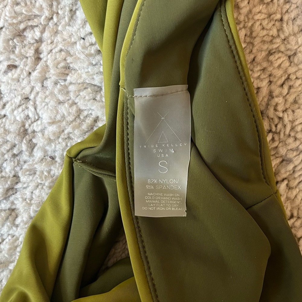 Tribe Kelley Green Swimsuit Bottoms | S - Picture 3 of 5